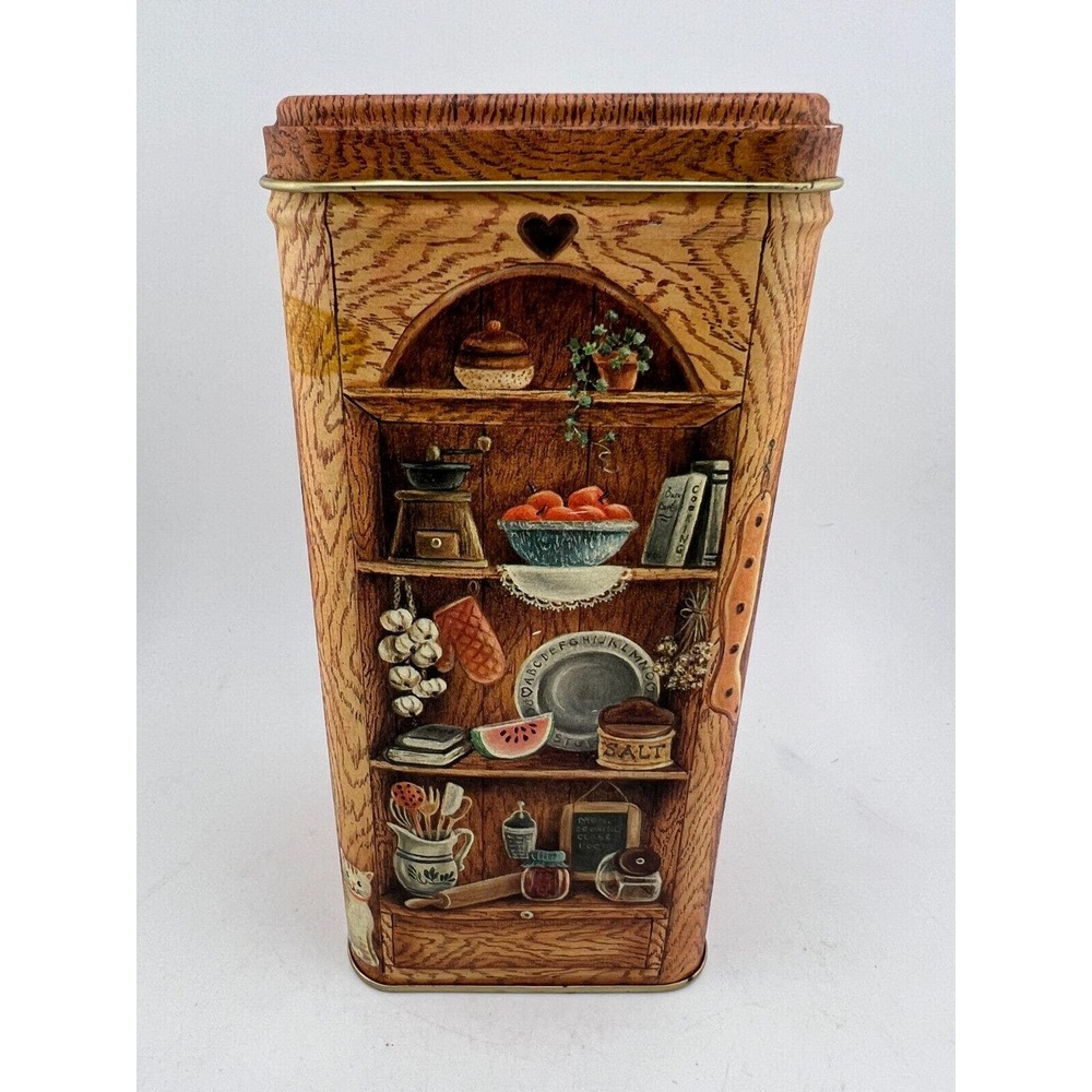 Century Resources INC Allover Print Empty Tin Kitchen Bookshelf